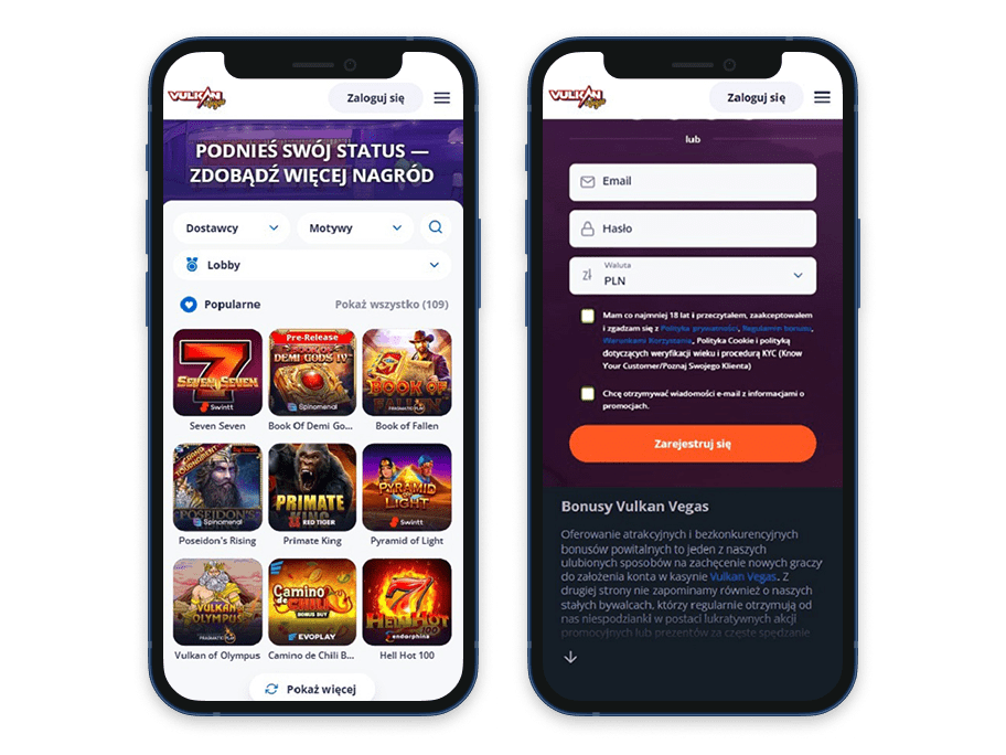 Vulkan Vegas Casino App
